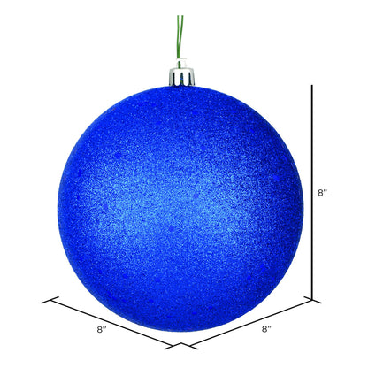 Vickerman 8" Midnt Blue Sequin Ball Ornament