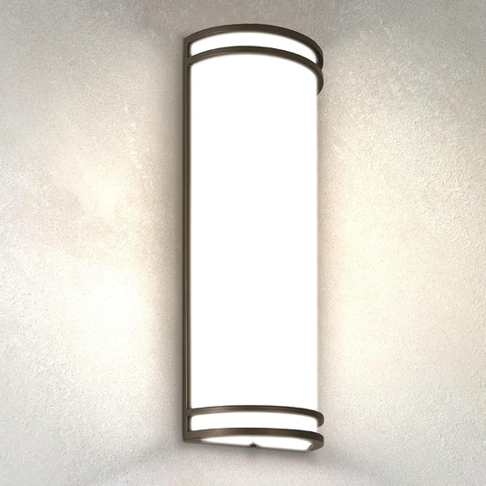 ASD Lighting LED Outdoor Wall Sconce 18" 20W 120-277V CCT Selectable 3000/4000/5000K Dimmable Oil Rubbed Bronze ETL