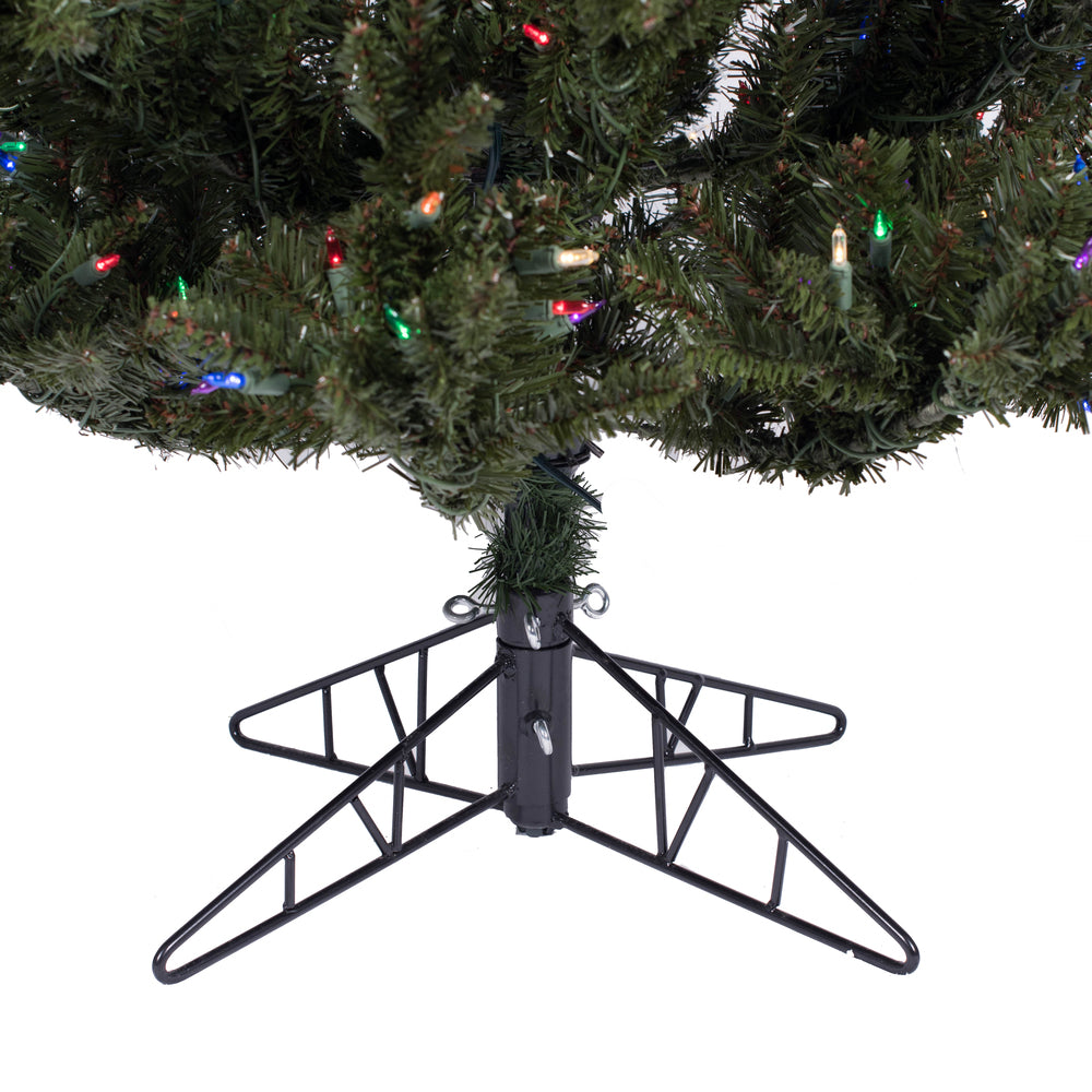 Vickerman 8.5' x 66" Natural Fraser Fir Artificial Christmas Tree 3mm LED Color Changing Lights