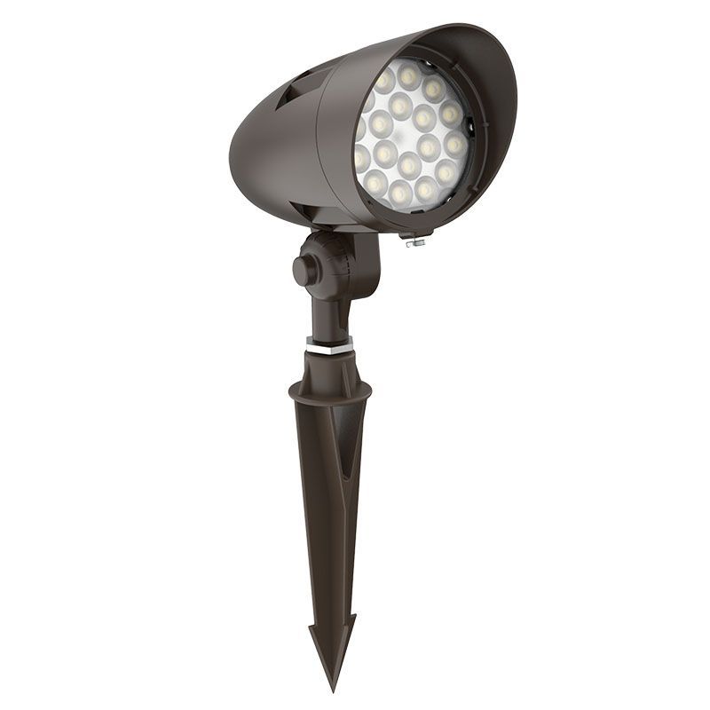 Westgate X-Gen Bullet 12V 24W 30K 60-Degree, Bronze, Outdoor Lighting, 24W, 2900 Lumens, 3000K, Bronze Finish