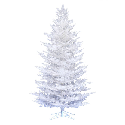 Vickerman 4.5' x 43" Flocked Cedar Pine Artificial Christmas Tree Unlit