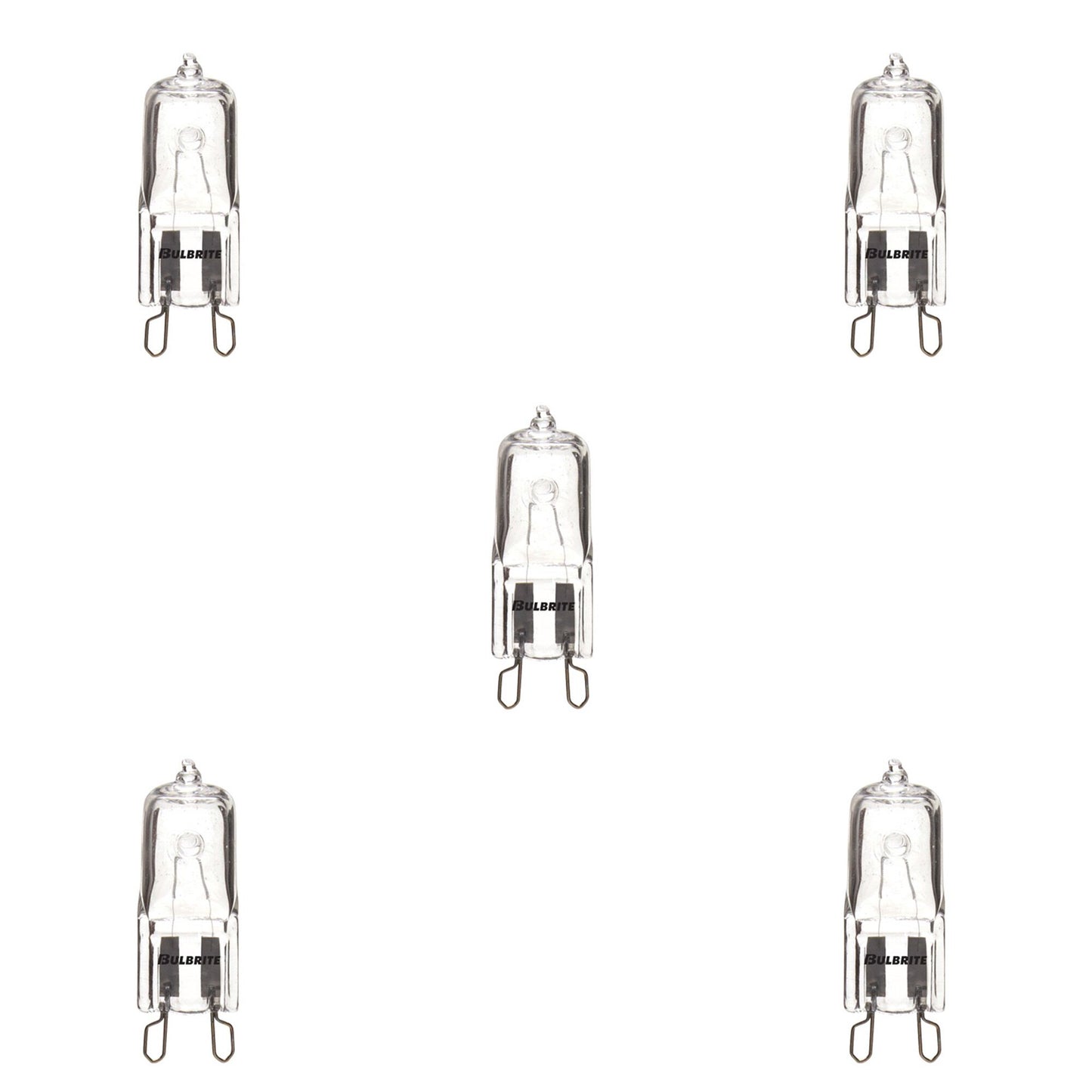 BULBRITE HALOGEN T4 BI-PIN (G9) 20W DIMMABLE LIGHT BULB 2900K/SOFT WHITE 5PK (654020)