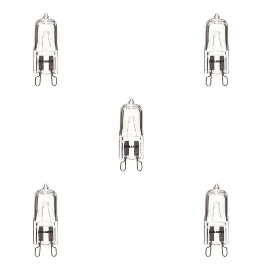 BULBRITE HALOGEN T4 BI-PIN (G9) 20W DIMMABLE LIGHT BULB 2900K/SOFT WHITE 5PK (654020)