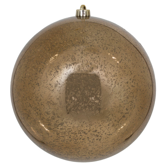Vickerman 10" Mocha Shiny Mercury Ball Ornament