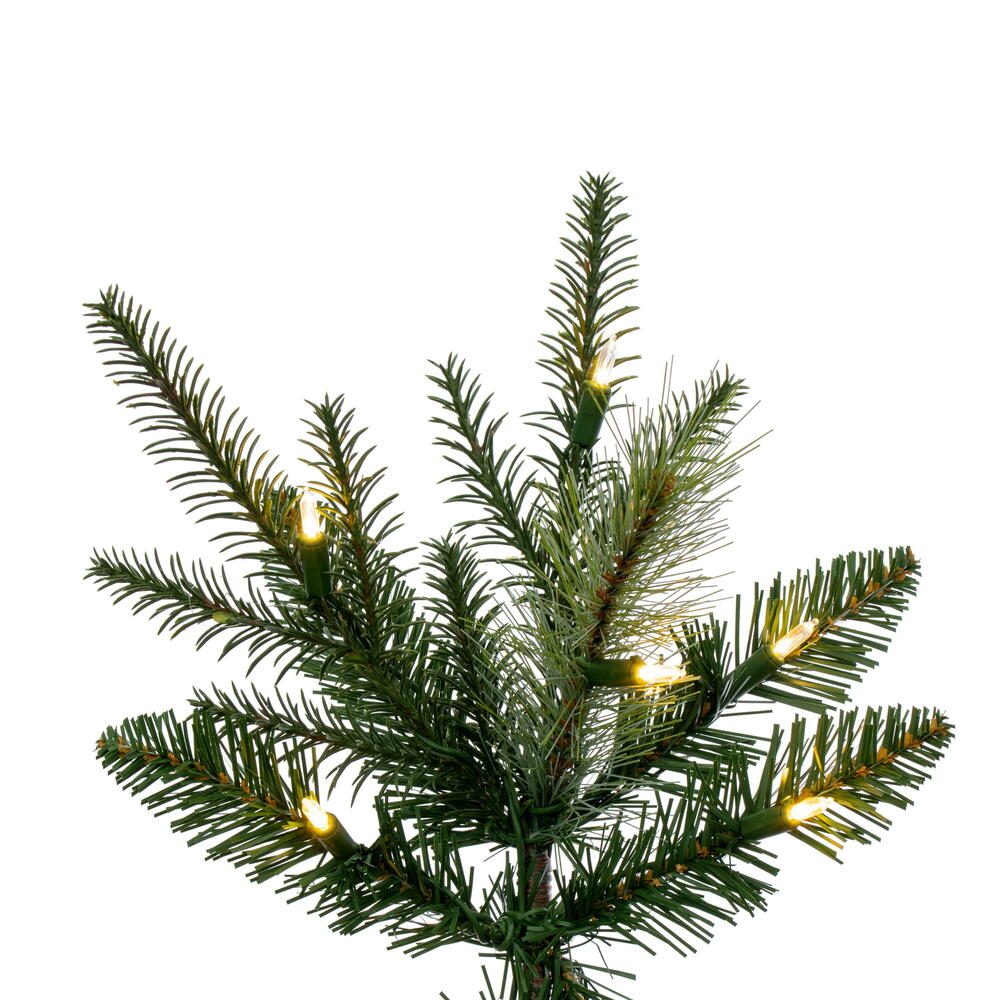 Vickerman 7.5' x 51" Berkley Mixed Pine Artificial Christmas Tree with DuraLit Warm White LED Lights