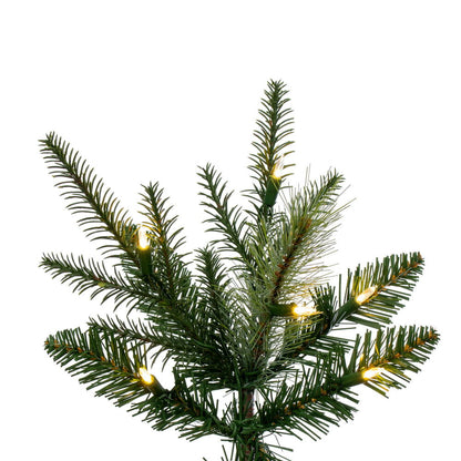 Vickerman 7.5' x 51" Berkley Mixed Pine Artificial Christmas Tree with DuraLit Warm White LED Lights