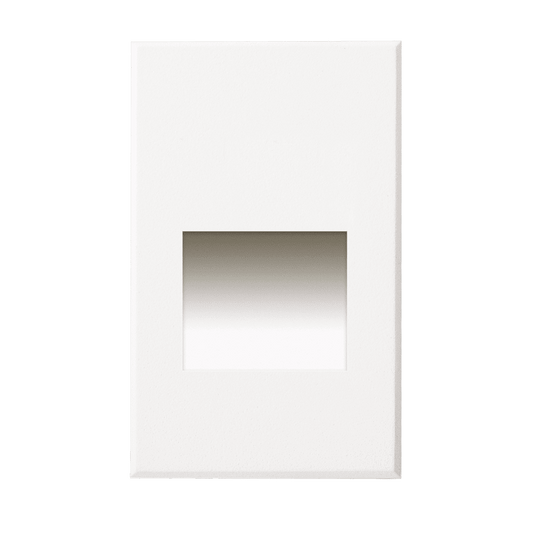 Goodlite LED Vertical White Step Light, Going In 2-4 Junction Box, For Indoor Or Outside Use, Selectable Cct 27,30,35,41,50K