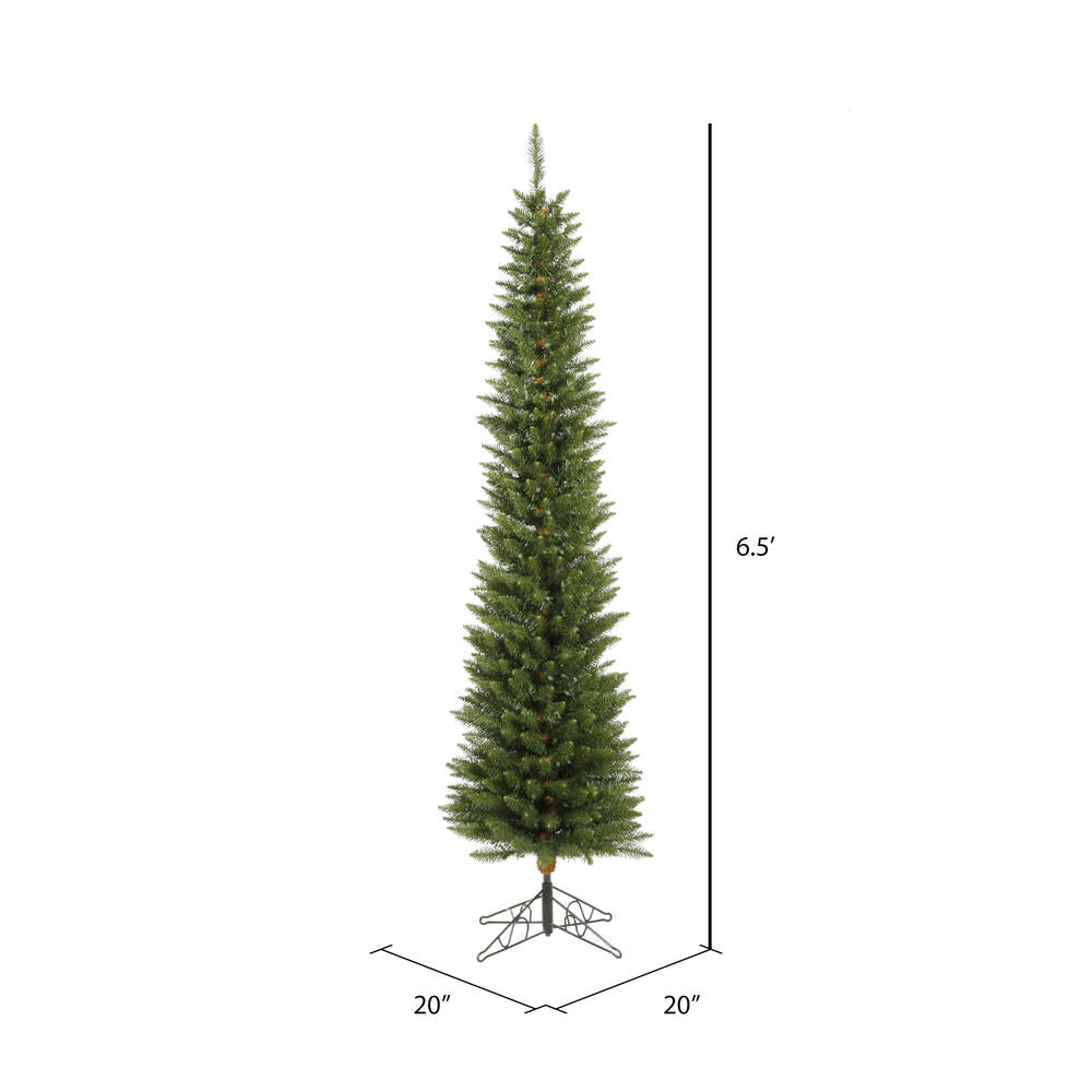 Vickerman 6.5' Durham Pole Pine Artificial Christmas Tree Unlit