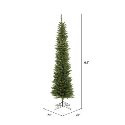 Vickerman 6.5' Durham Pole Pine Artificial Christmas Tree Unlit