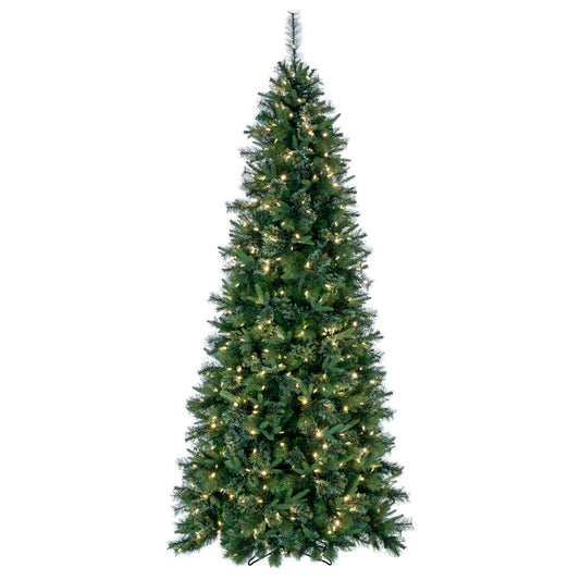 Vickerman 6.5' Cashmere Slim Artificial Christmas Tree Warm White Dura-Lit® LED Lights