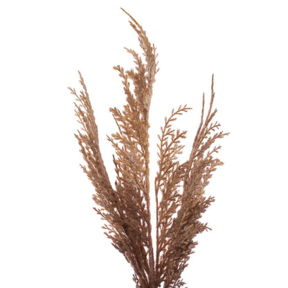 Vickerman 20" Artificial Mocha Brown Pampas Grass Wreath