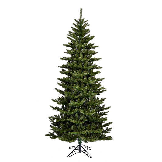 Vickerman 7.5' x 45" Slim Natural Fraser Fir Artificial Christmas Tree Unlit
