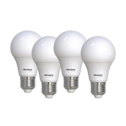 Bulbrite 774248 8.5W LED A19 60W EQUIV BASICS NON-DIMMABLE 3000K E26 120V - 4PK
