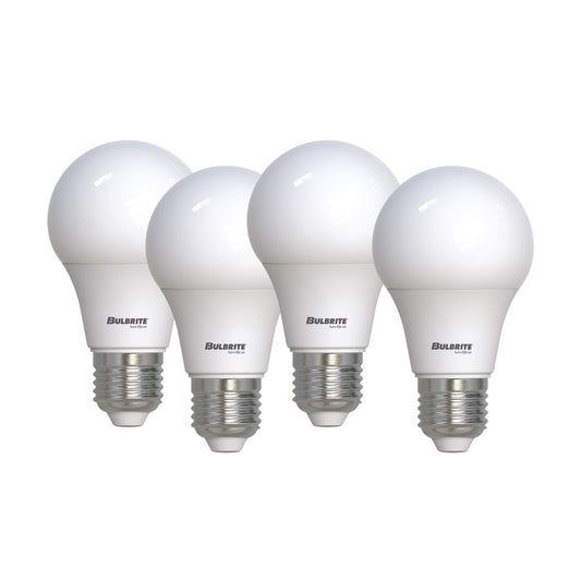 Bulbrite 774248 8.5W LED A19 60W EQUIV BASICS NON-DIMMABLE 3000K E26 120V - 4PK