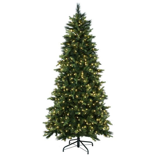 Vickerman 6.5' x 39" Southern Mixed Spruce Artificial Christmas Tree Dura-Lit® Clear Incandescent Mini Lights