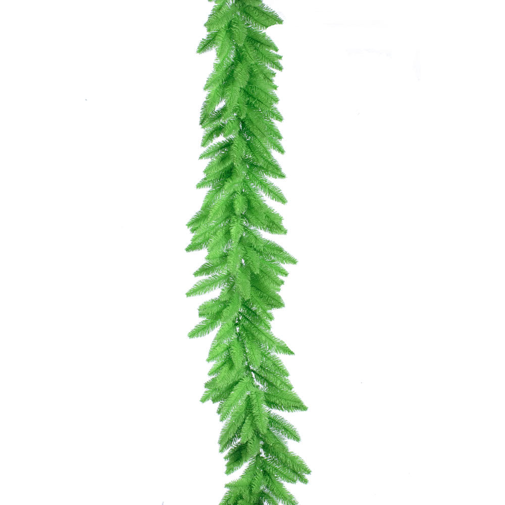 Vickerman 9' Lime Artificial Christmas Garland Lime Dura-Lit LED lights.