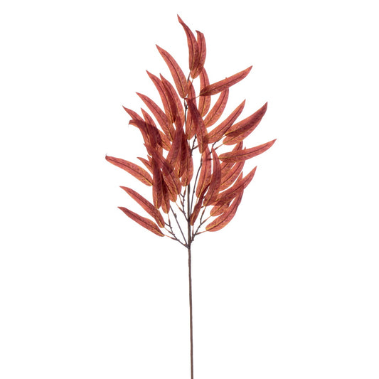 Vickerman 32" Dark Brown Artificial Leaf Spray 2 per bag.