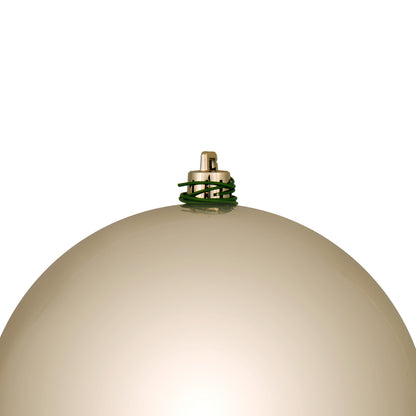 Vickerman 10" Oat Shiny Ball Ornament