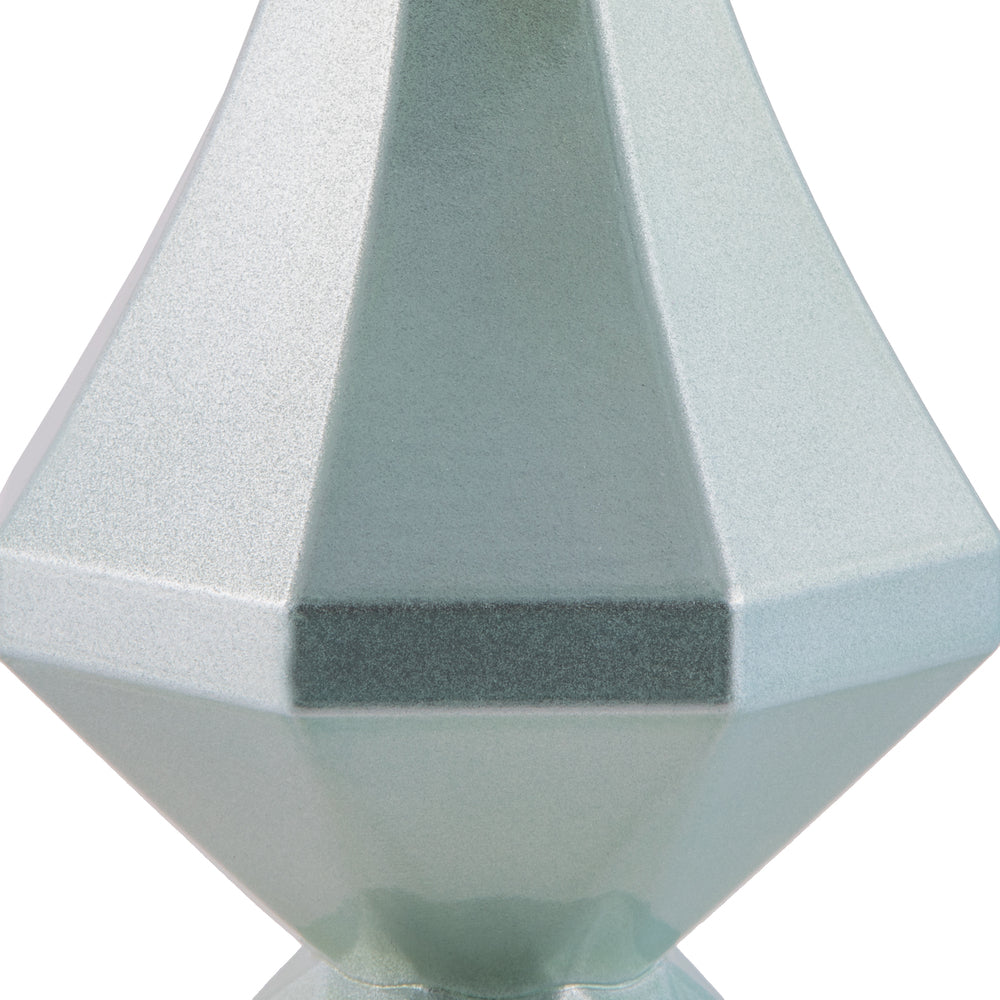 Vickerman 8" Baby Blue Candy Finish Diamond Finial Ornament Pack of 2