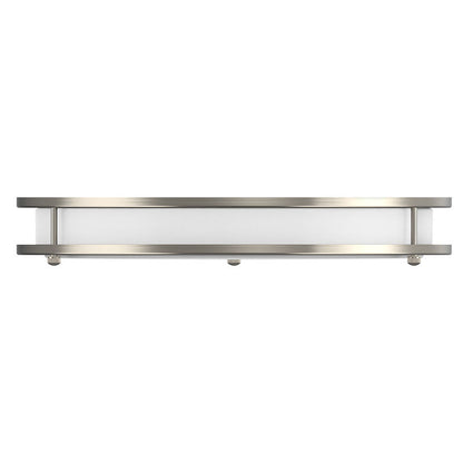 Westgate 12In Slim Double-Ring Flush Mount 20W 5Cct Dim, Residential Lighting, 20W, 1500 Lumens,  27K/30K/35K/40K/50K, White Finish, TRIAC Dimming