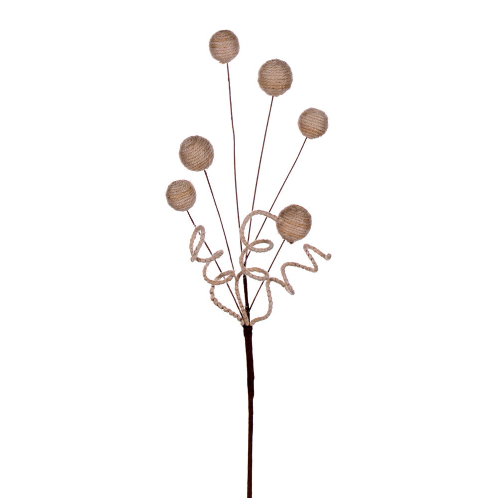 Vickerman 7" Artificial Natural Ball Christmas Spray 2 per bag