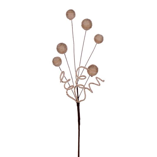 Vickerman 7" Artificial Natural Ball Christmas Spray 2 per bag