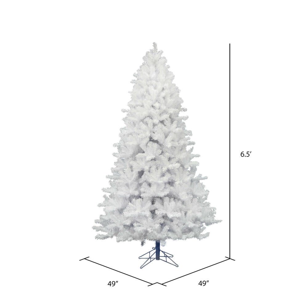 Vickerman 6.5' Crystal White Pine Artificial Christmas Tree Unlit
