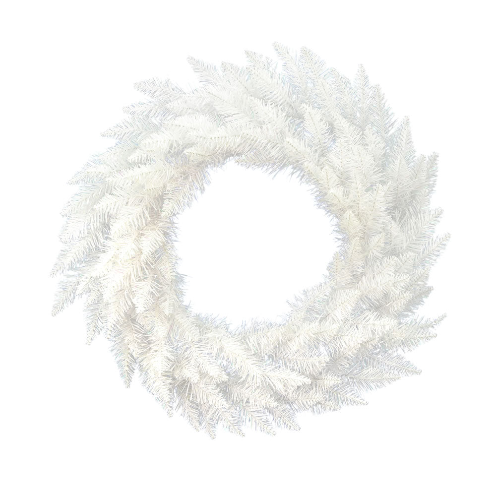 Vickerman 36" Sparkle White Spruce Artificial Christmas Wreath Unlit