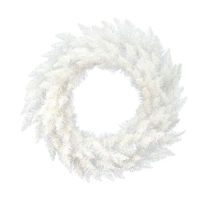 Vickerman 36" Sparkle White Spruce Artificial Christmas Wreath Unlit