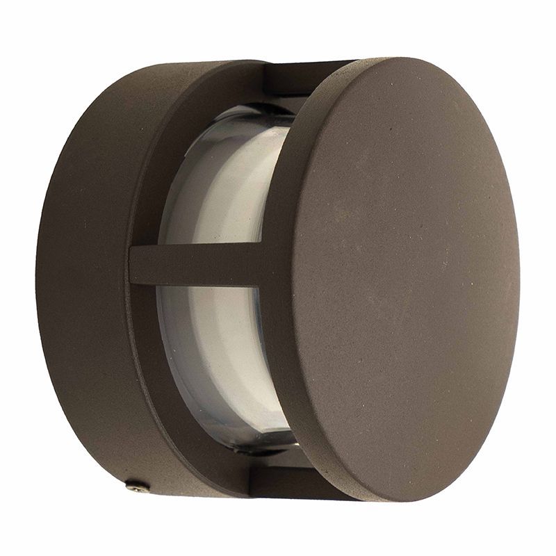 Westgate 12V 3W Mini Round Wall Light MCT 30/40/50K, Orb, Landscape Lighting , 3W, 200 Lumens, 30K/40K/50K, Oil-Rubbed Bronze Finish