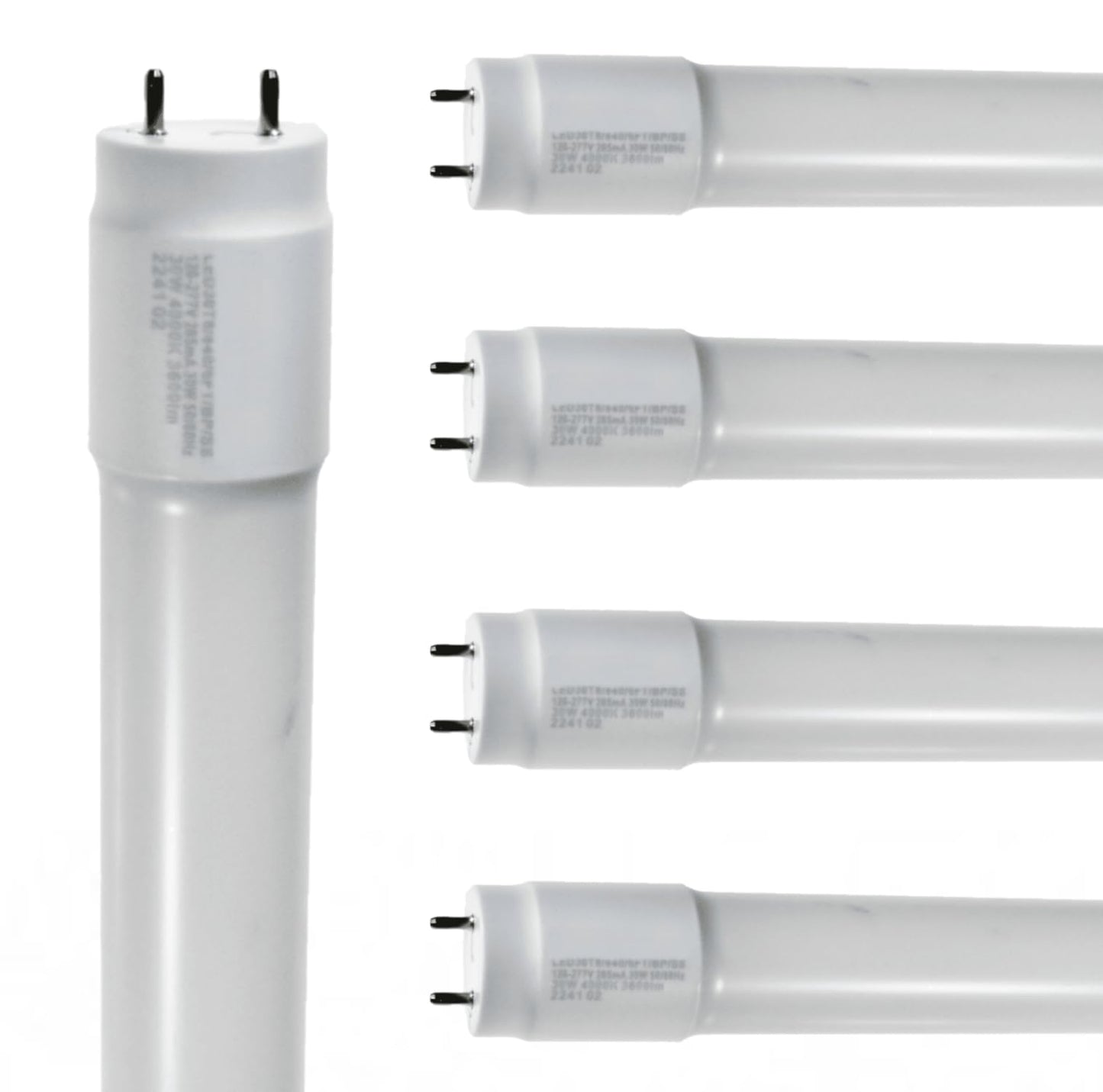 Damar- 70-Inch T8 LED Tube Light Bulb Safety Shielded Type B Single End Ballast Bypass 30W 3600 Lumen 4000K Cool White G13 Bi-Pin Base 120-277V UL Listed Pack of 5- Fluorescent Replacement