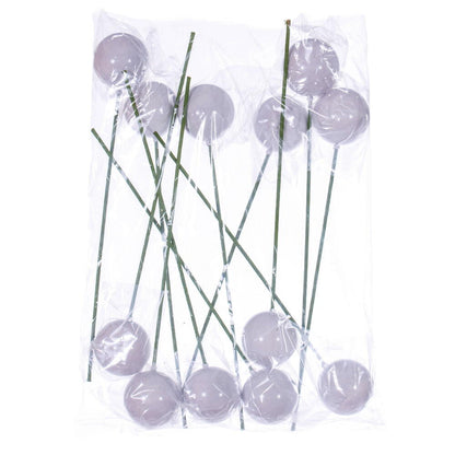 Vickerman 3" White Pearl UV Drilled Ball Ornament 12 per bag.