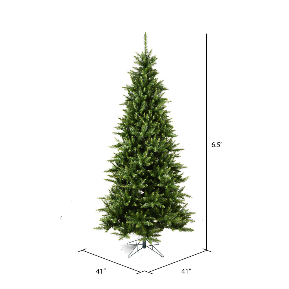 Vickerman 6.5' Camdon Fir Slim Artificial Christmas Tree Unlit