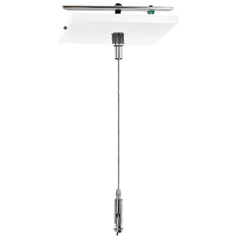 Westgate  Adj. 12Ft 1/16In Single Square Suspension Canopy Set With Keyhole End Connector, Non-Power Side, Commercial Indoor Lighting