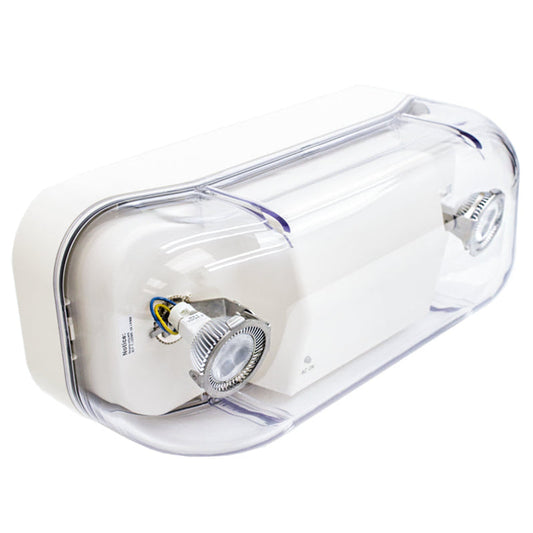 Westgate Nema 4X Rated LED Emergency Light, 6V, 15W, Black, LED Exit & Emergency Lighting, 15W