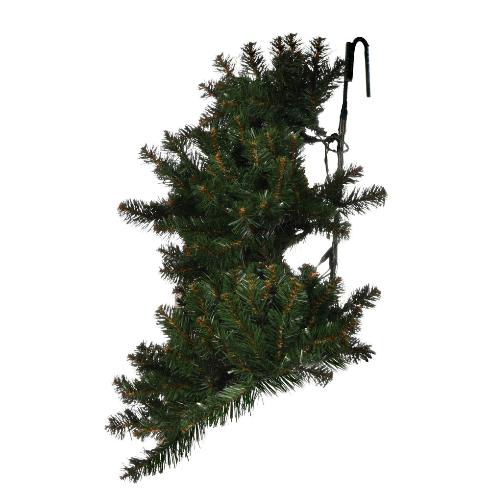 Vickerman 12' x 68" Artificial Pre-Lit Slim Grand Teton Frame Tree with LED Warm White 5mm Single Mold Lights