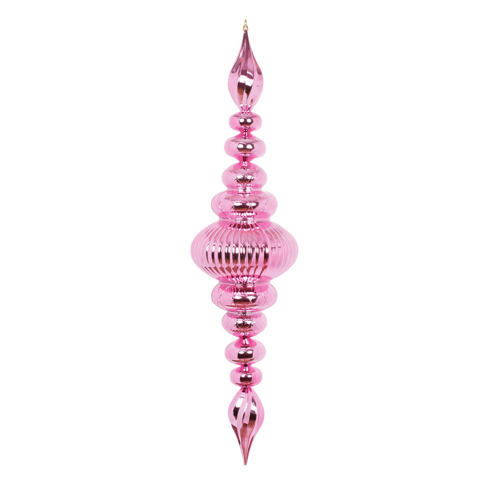 Vickerman 41" Pink Shiny Finial.