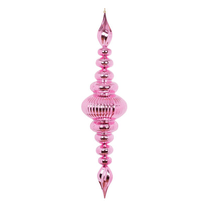 Vickerman 41" Pink Shiny Finial.