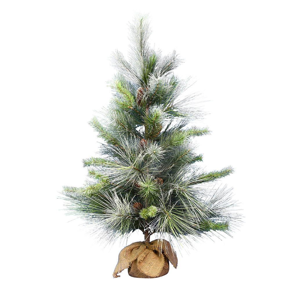 Vickerman 36" Frosted Myers Pine Artificial Christmas Tree Unlit