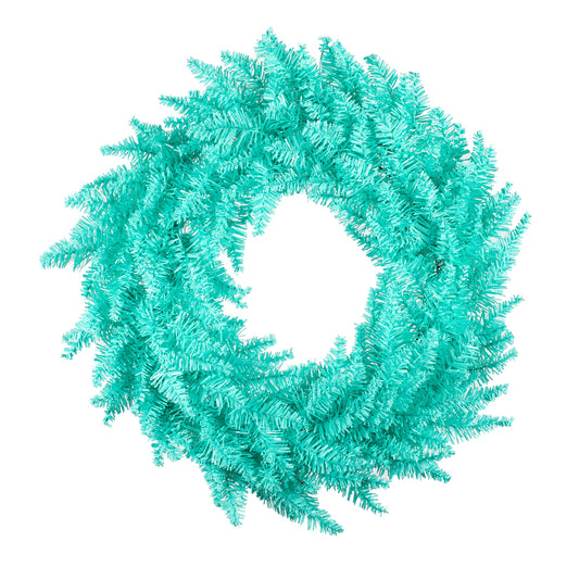 Vickerman 24" Aqua Fir Artificial Christmas Wreath Unlit