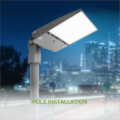 ASD Lighting Slip fitter Mounting Bracket for LED Area Lights LSB5 100-300W Silver