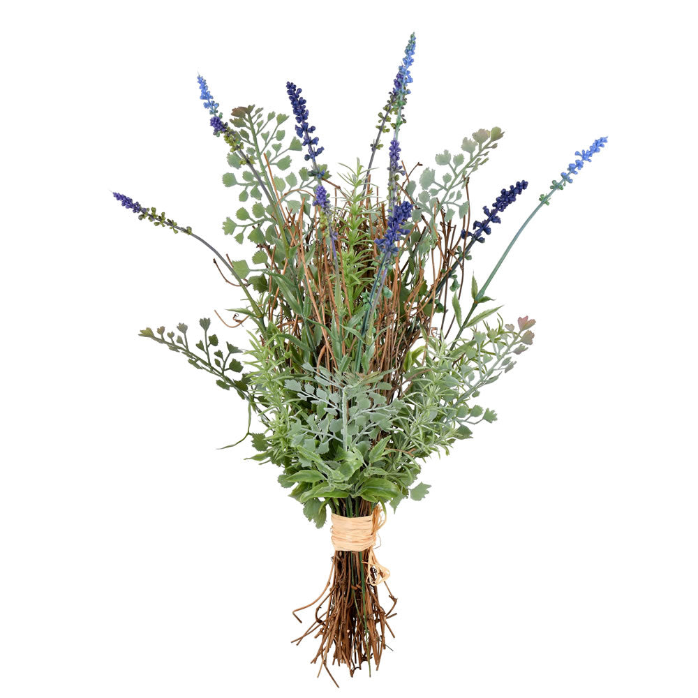 Vickerman 20.5" Artificial Lavender Bush.