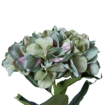 Vickerman 33'' Artificial Green Hydrangea Spray. Includes 2 sprays per pack.
