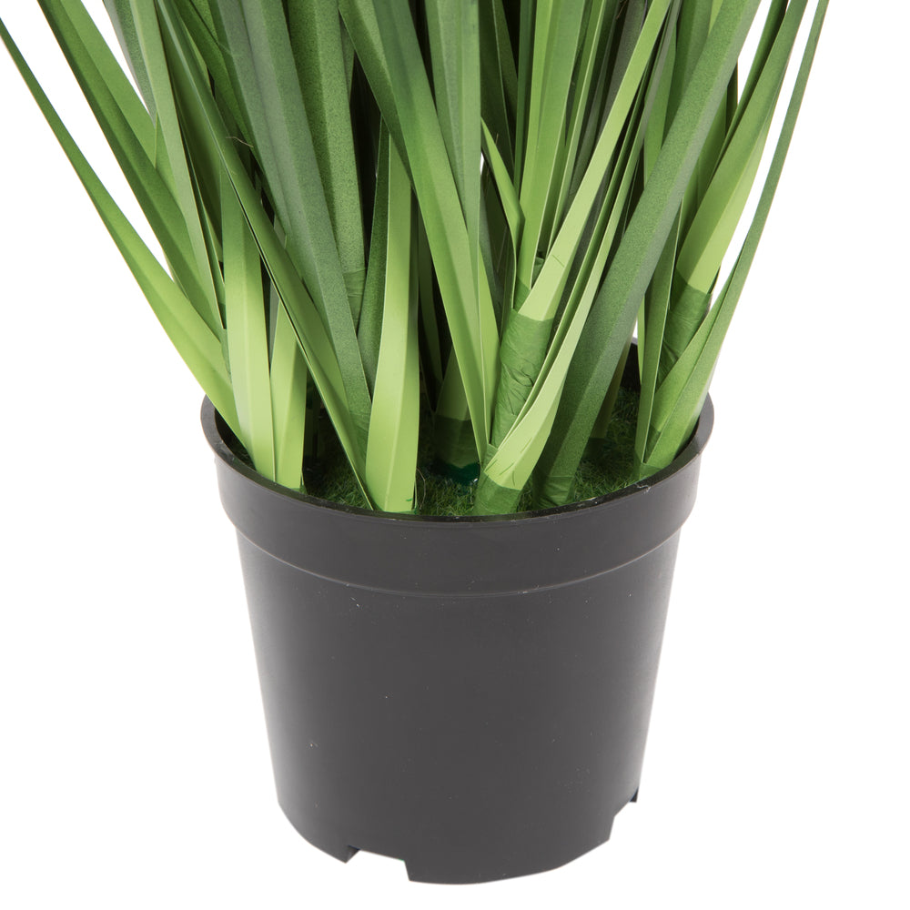 Vickerman 24" Artificial Potted Extra Full Green Grass.