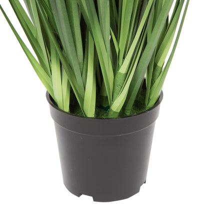 Vickerman 24" Artificial Potted Extra Full Green Grass.