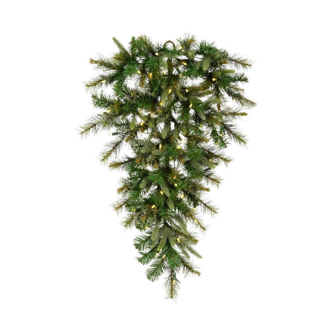 Vickerman 48" Cashmere Artificial Christmas Teardrop Warm White Dura-lit LED Lights