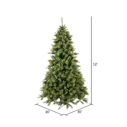 Vickerman 12' Cashmere Pine Artificial Christmas Tree Unlit