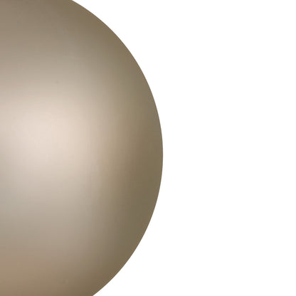 Vickerman 3" Oat Matte Ball Ornament 12 per Bag