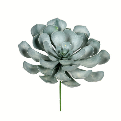 Vickerman 9.5" Artificial Rust Green Peperomia Succulent Set of 3