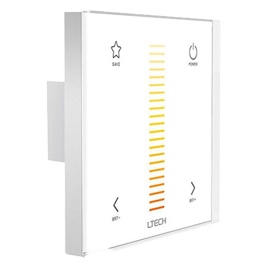 Westgate  L-Tech White-Tuning Ribbon Light Wall-Mount Controller, Ribbon Lighting, White Finish Pwm Dimming